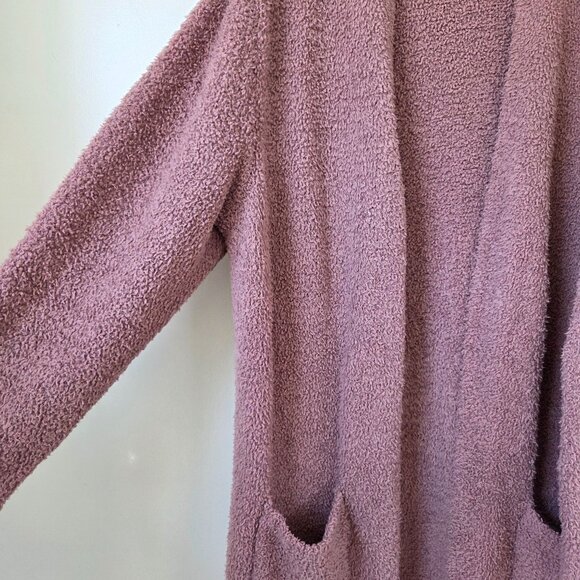 Skims Cozy Boucle Knit Robe Rose Clay 2X/3X - Picture 3 of 5